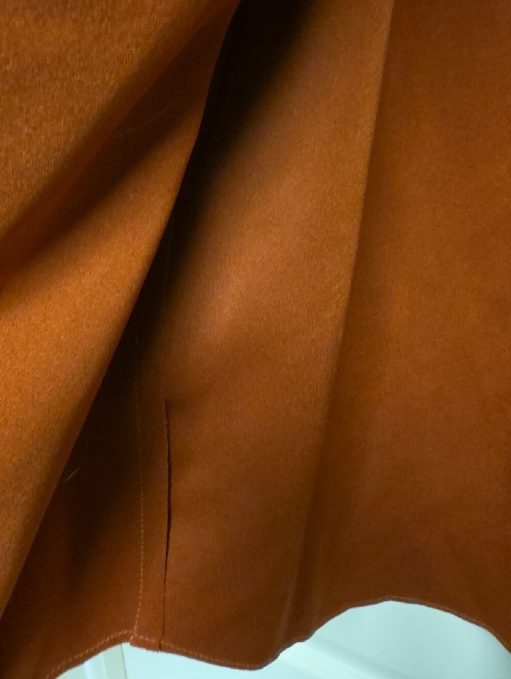 TRUTH Faux Suede Button-Front Jacket in Rust Brown - Picture 4 of 5